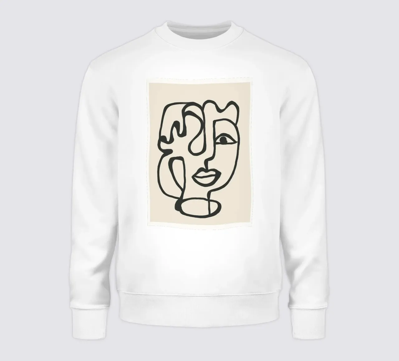 Minimal Abstract Art 2 sudadera de Nadjaa