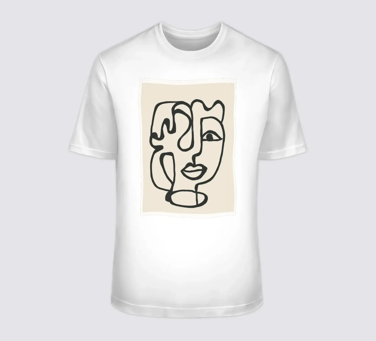 Minimal Abstract Art 2 t-shirt da Nadjaa
