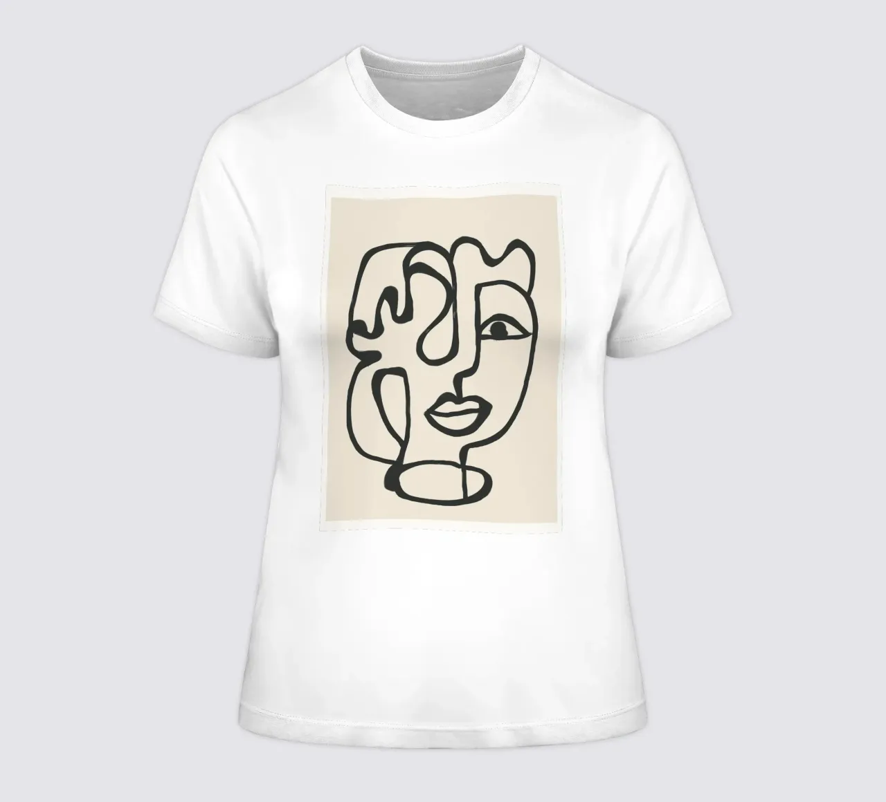 Minimal Abstract Art 2 t-shirt da donna da Nadjaa