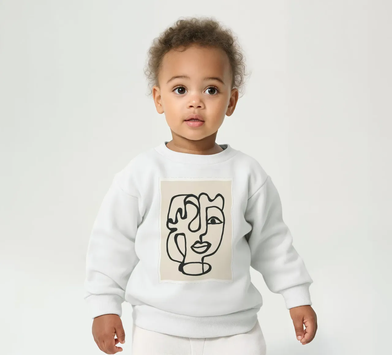 Minimal Abstract Art 2 felpa neonato da Nadjaa