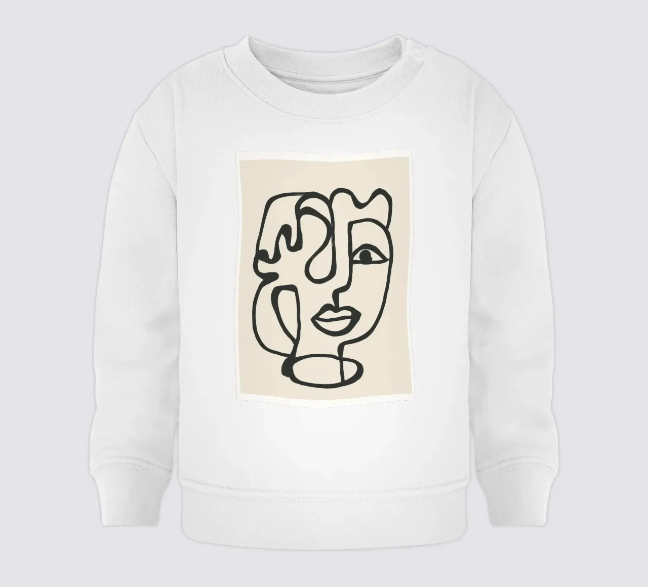 Minimal Abstract Art 2 felpa neonato da Nadjaa