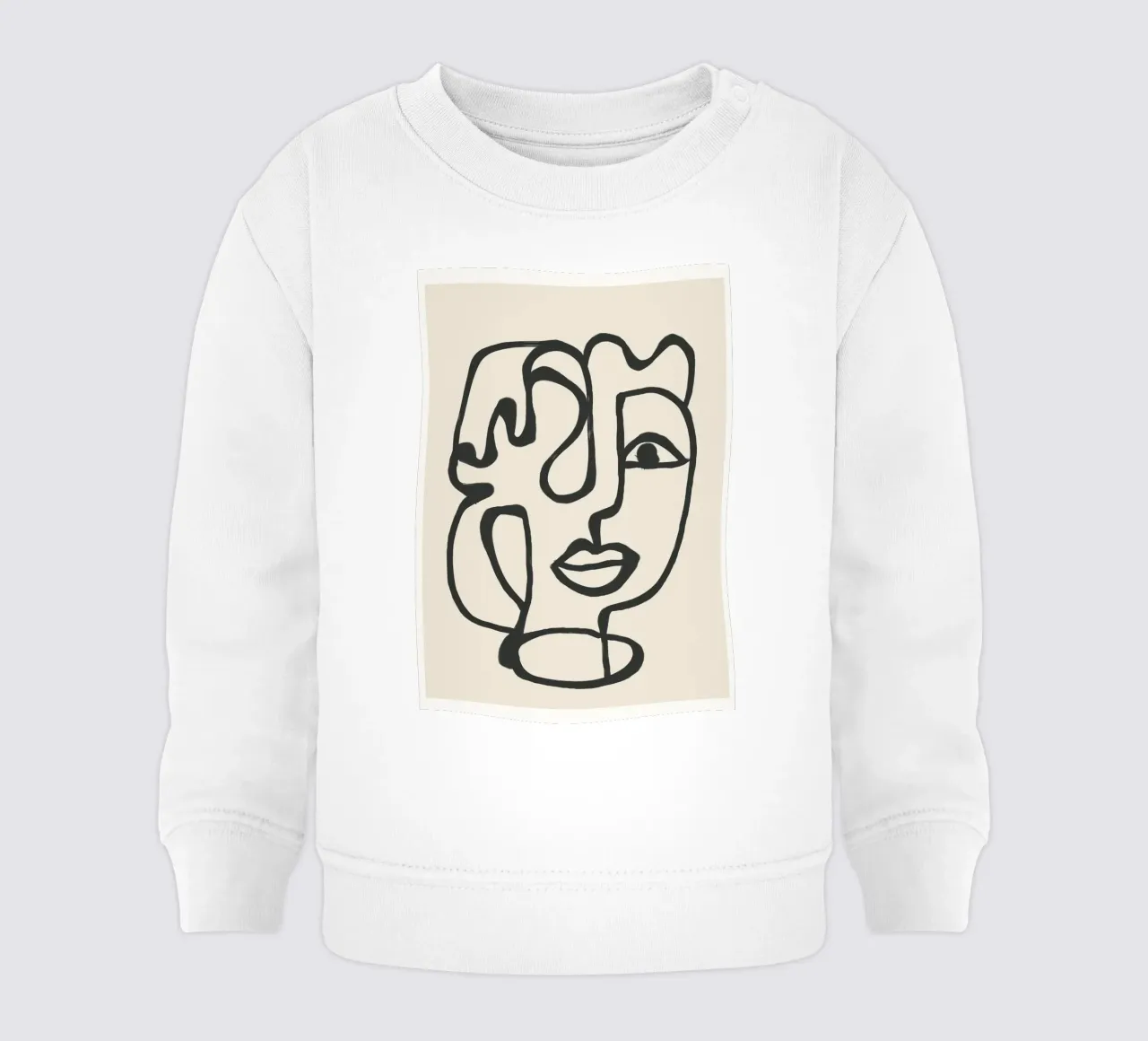 Minimal Abstract Art 2 sudadera de bebé de Nadjaa