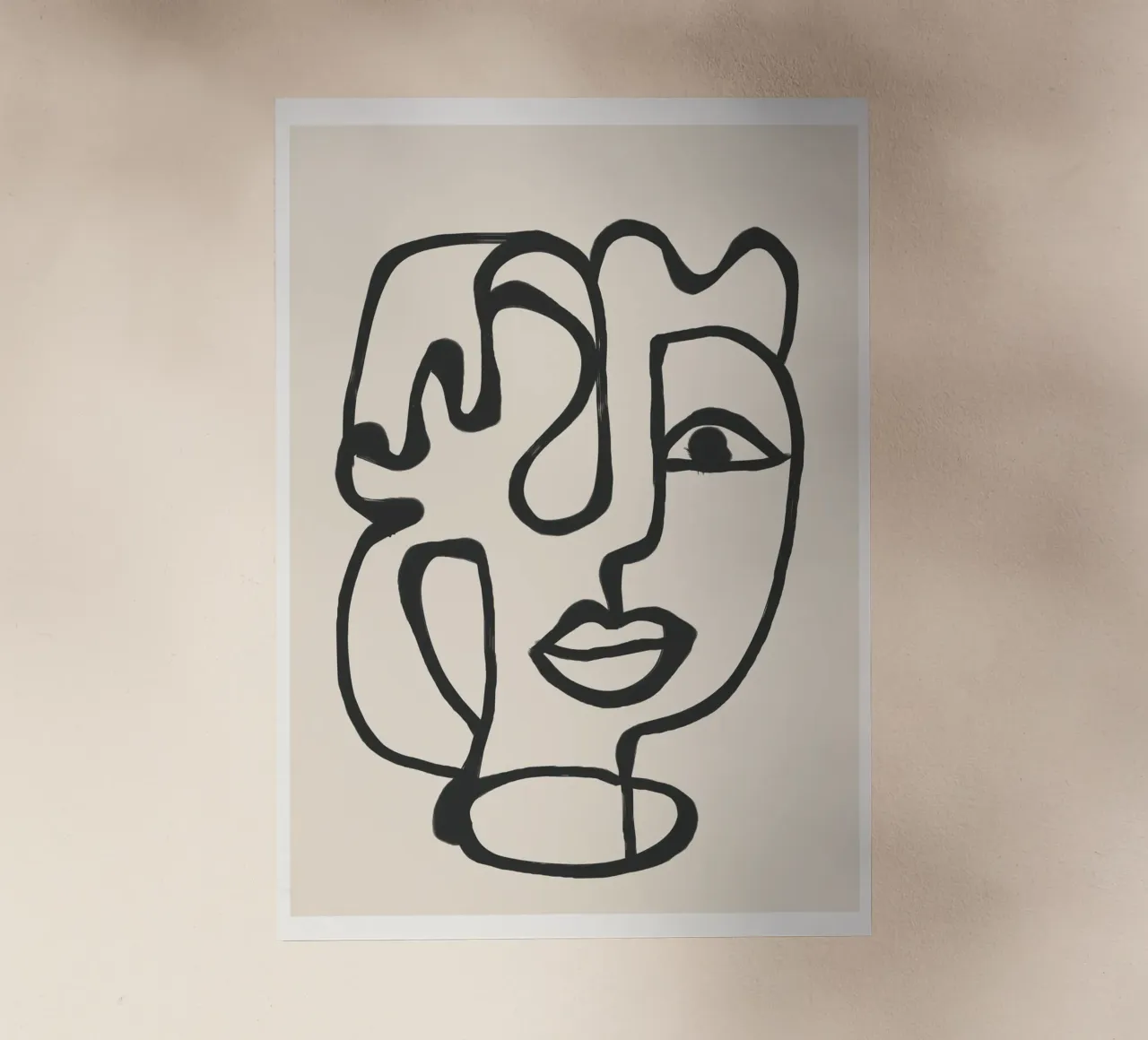 Minimal Abstract Art 2 pellicola backlit da Nadjaa