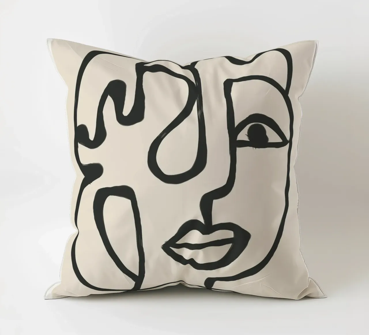 Minimal Abstract Art 2 cuscino da Nadjaa