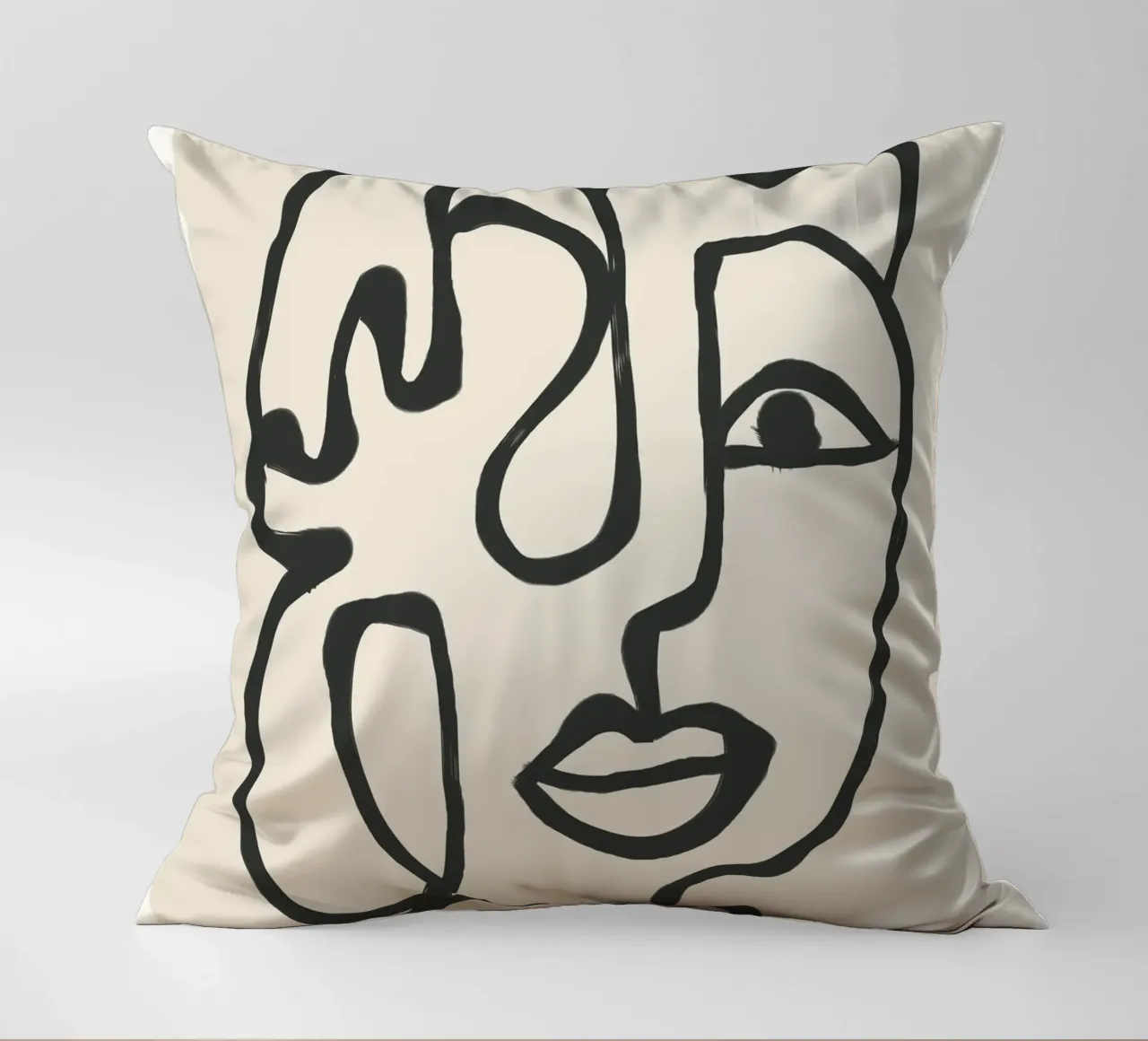 Minimal Abstract Art 2 cuscino da Nadjaa