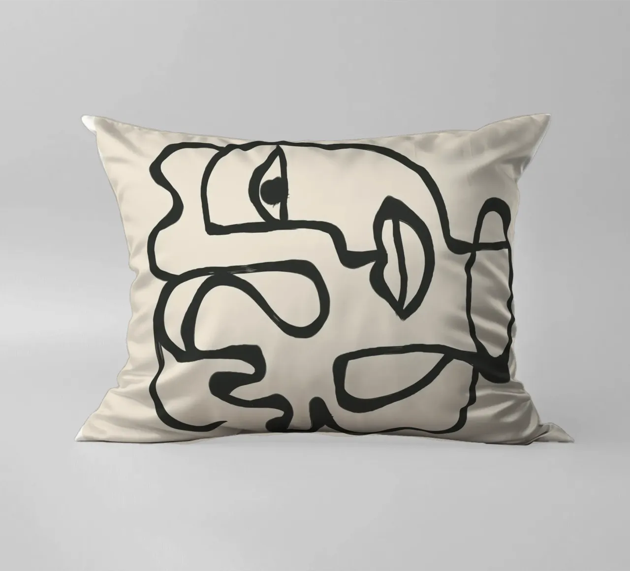 Minimal Abstract Art 2 cuscino da Nadjaa