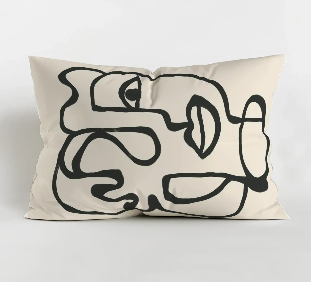 Minimal Abstract Art 2 cuscino da Nadjaa