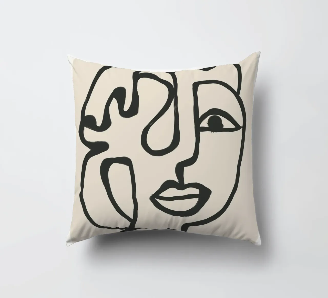 Minimal Abstract Art 2 cuscino da Nadjaa