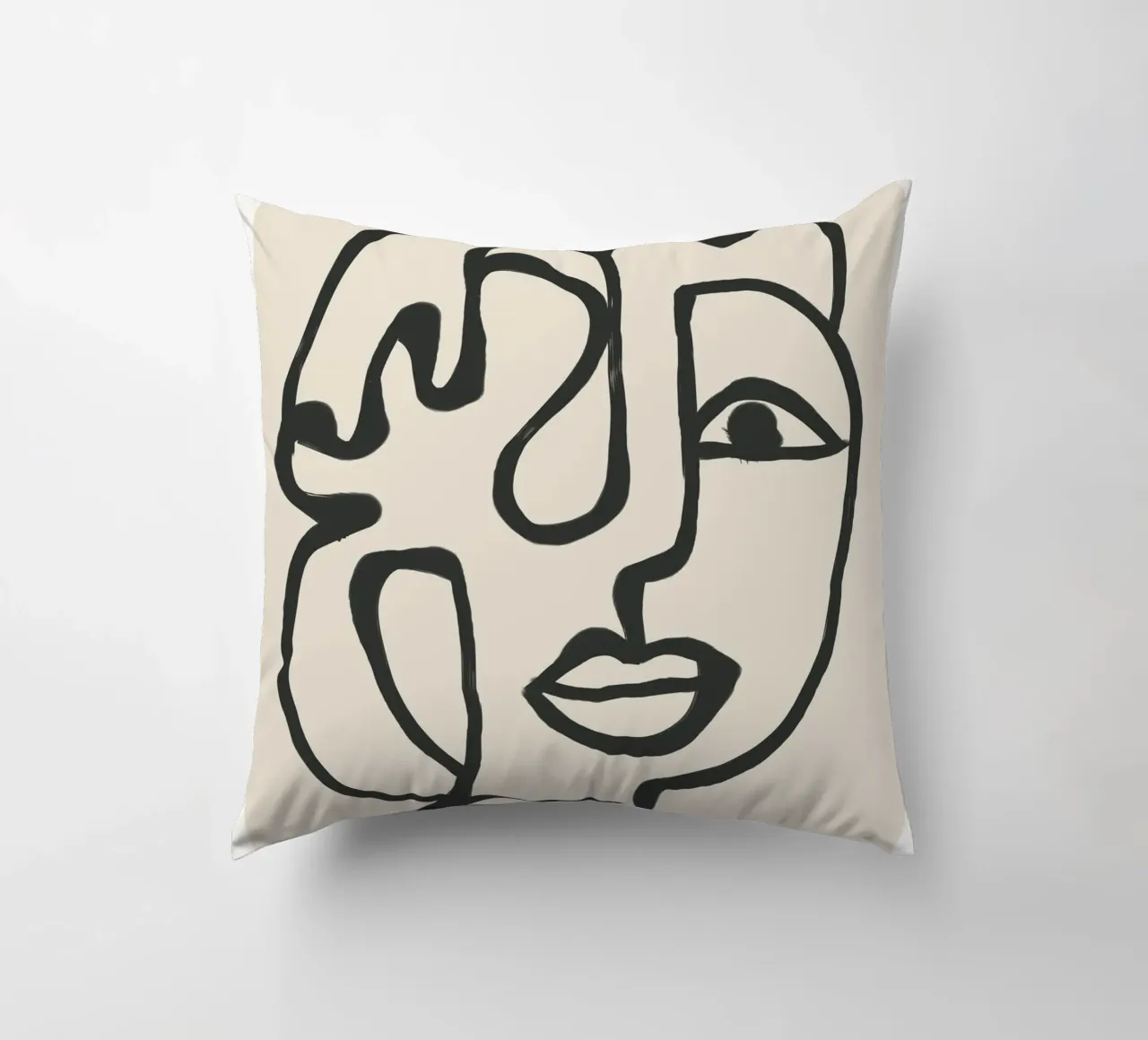 Minimal Abstract Art 2 cuscino da Nadjaa