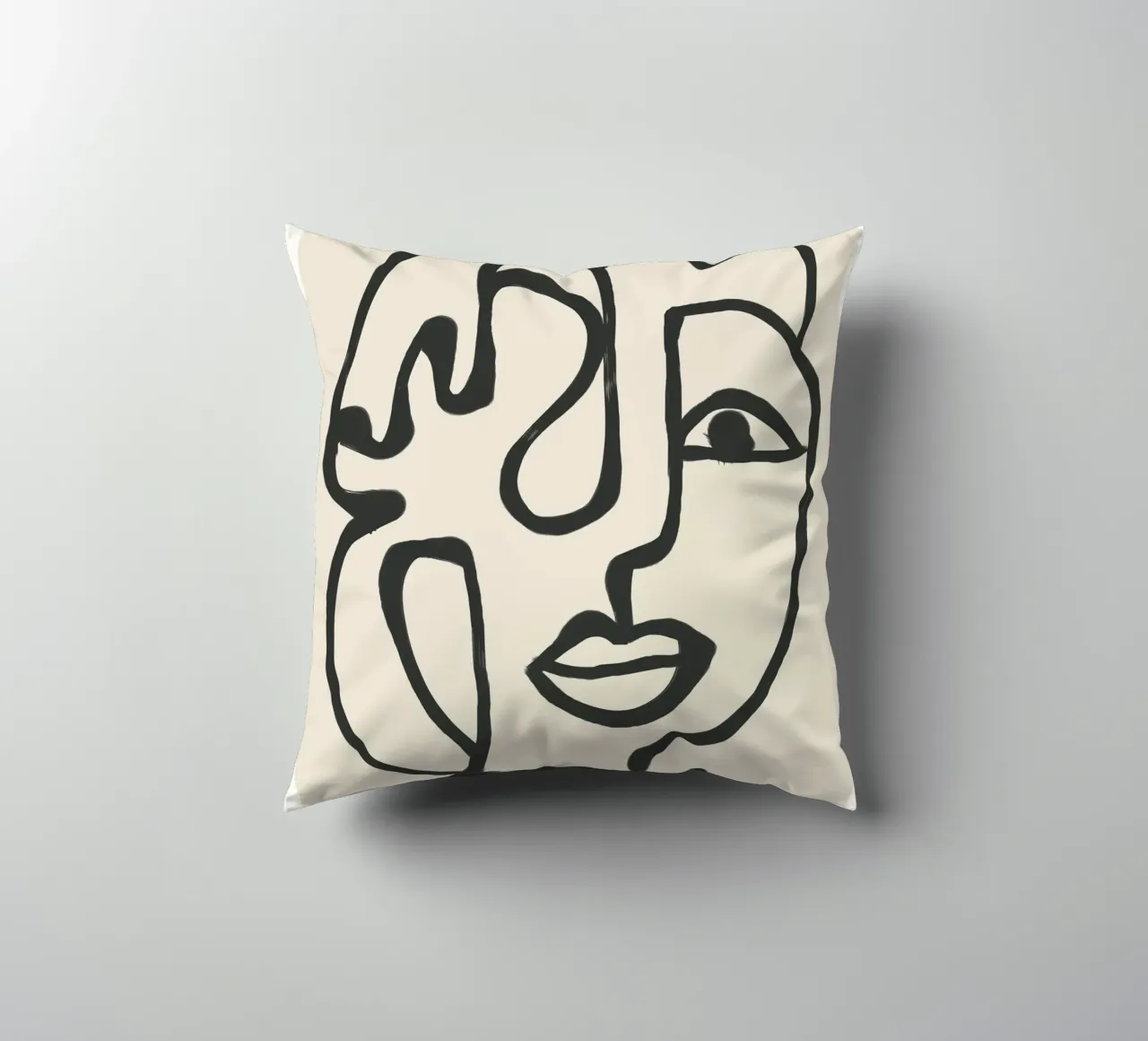 Minimal Abstract Art 2 cuscino da Nadjaa