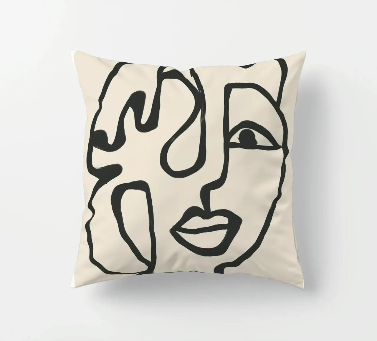 Minimal Abstract Art 2 cuscino da Nadjaa