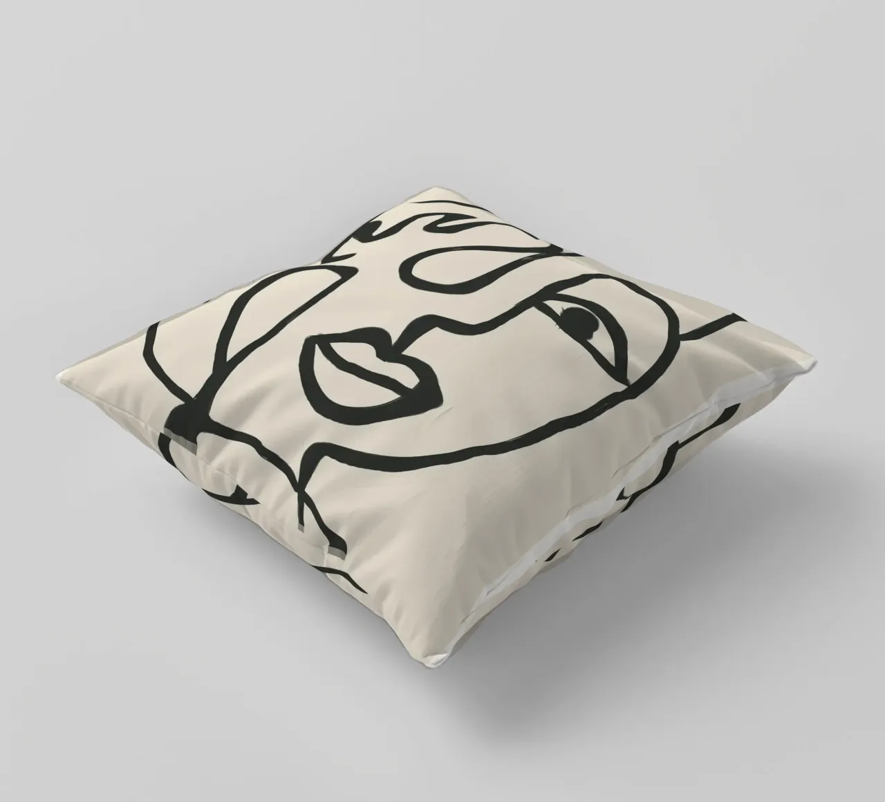 Minimal Abstract Art 2 cuscino da Nadjaa