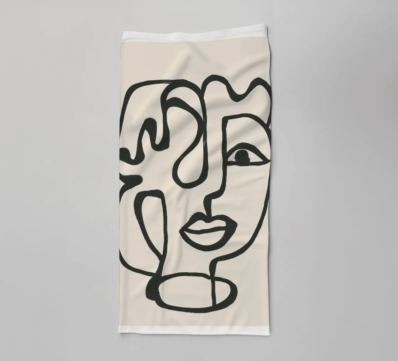 Minimal Abstract Art 2 asciugamano da bagno da Nadjaa