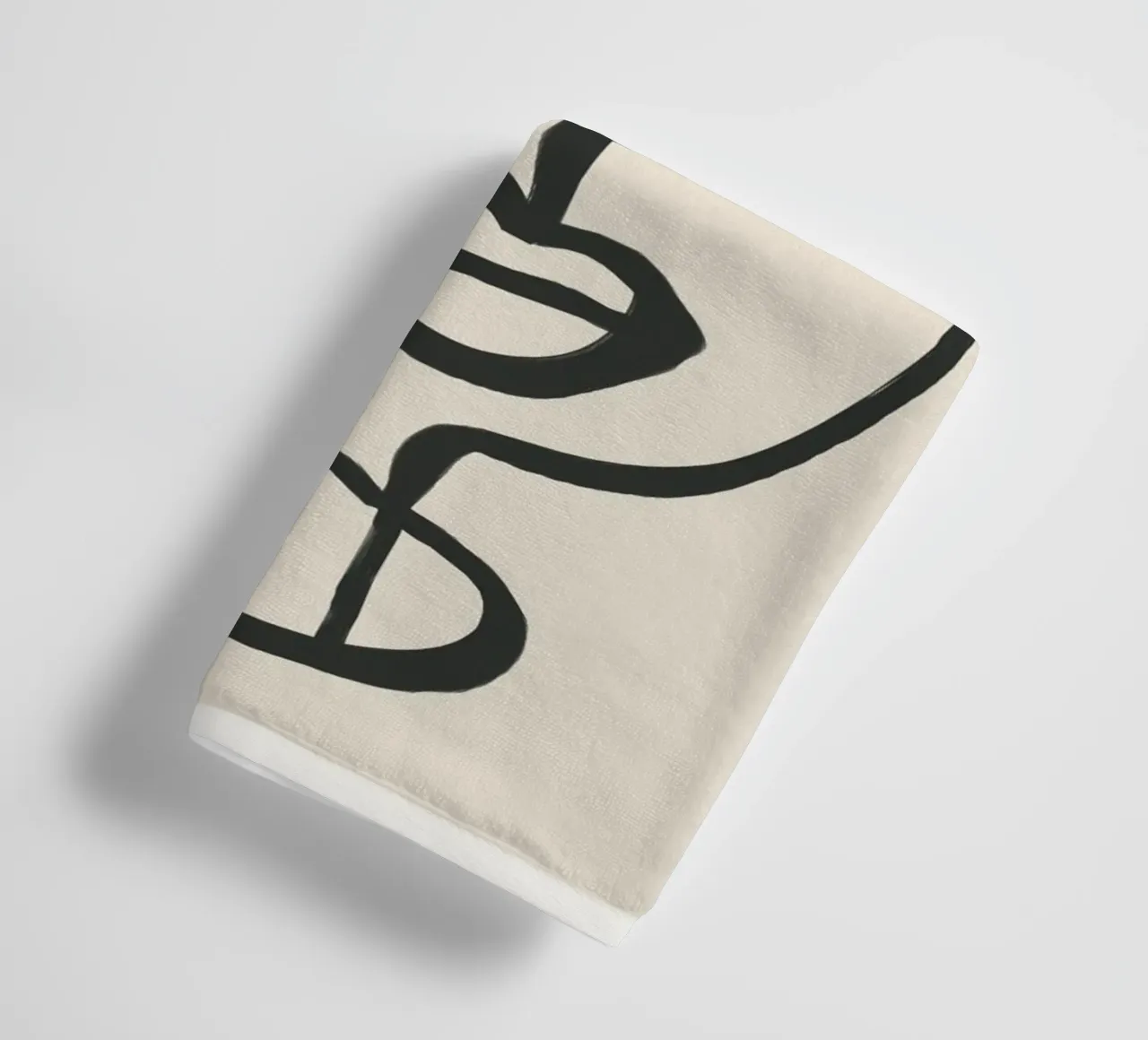 Minimal Abstract Art 2 asciugamano da bagno da Nadjaa