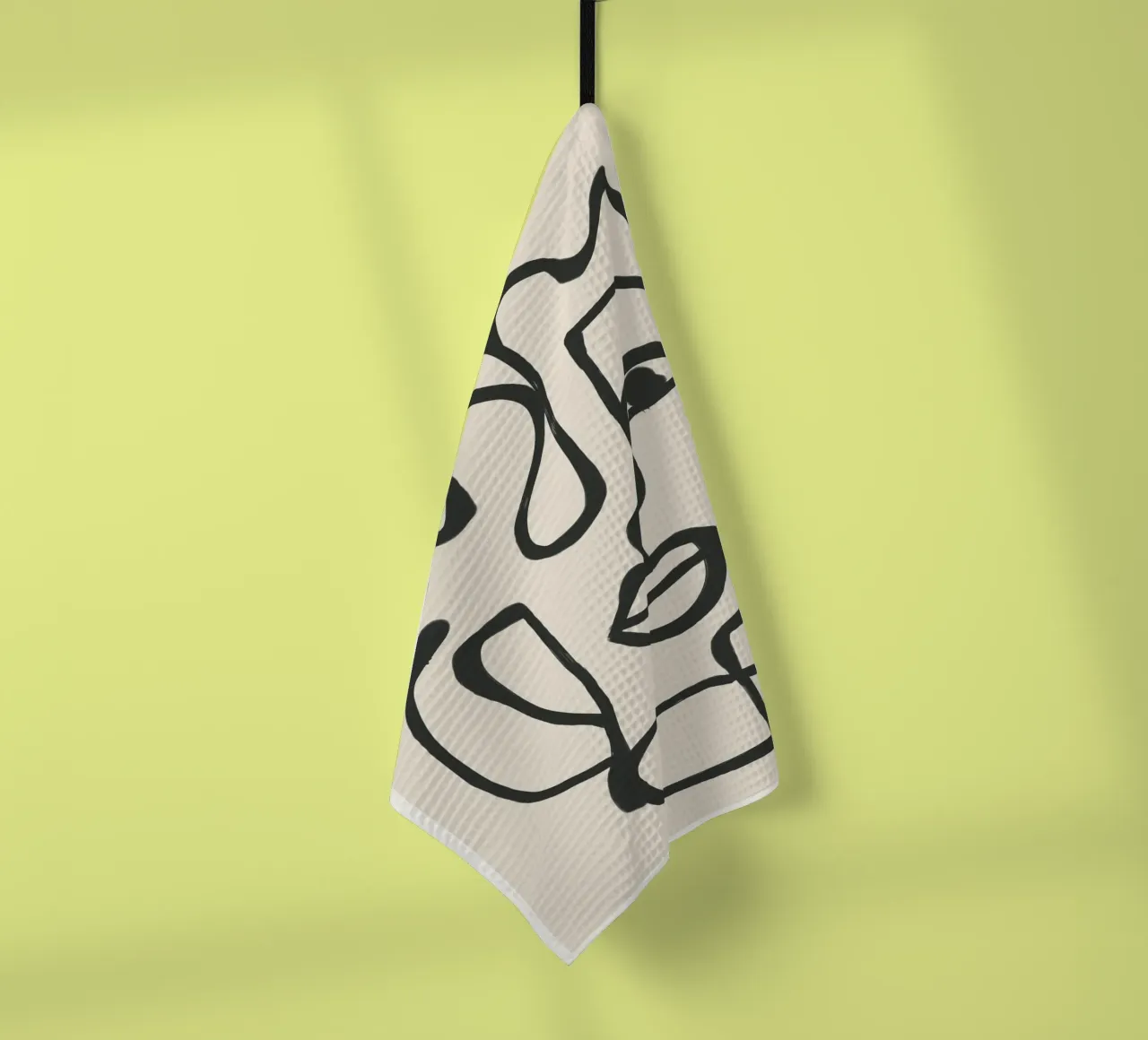 Minimal Abstract Art 2 torchon de Nadjaa