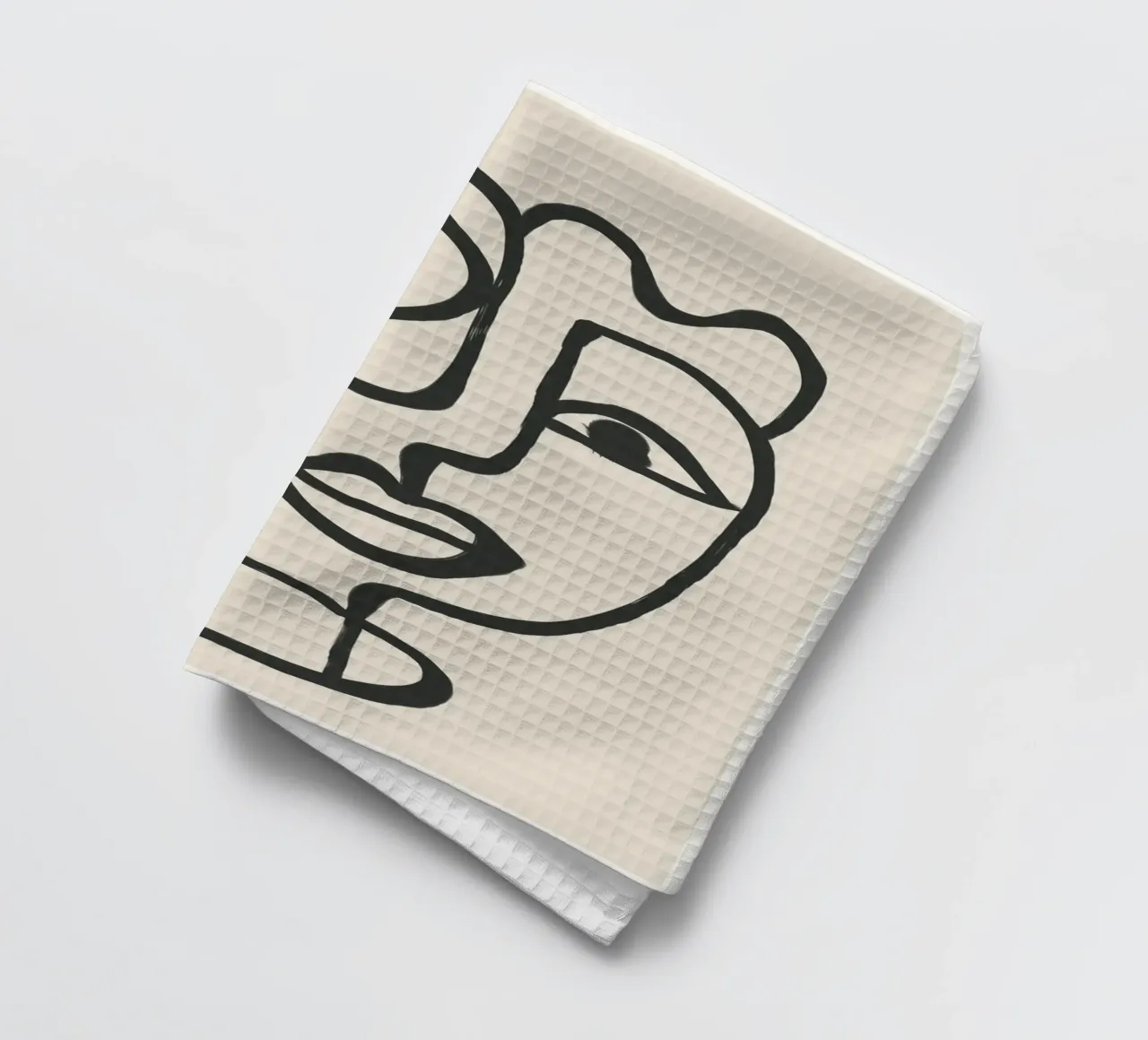 Minimal Abstract Art 2 canovaccio da cucina da Nadjaa