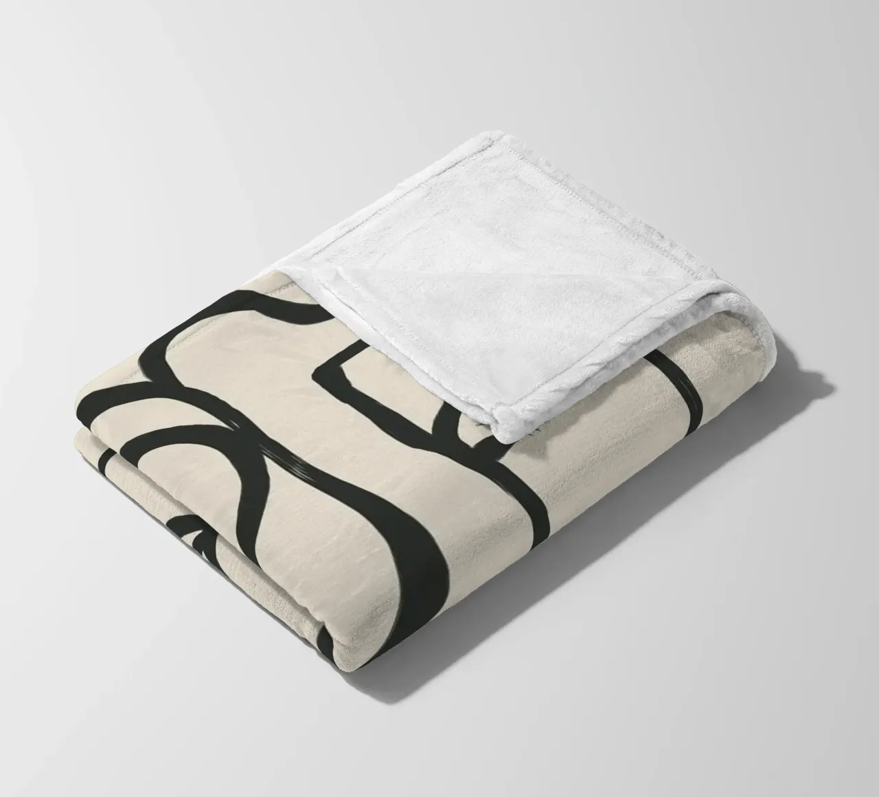 Minimal Abstract Art 2 coperta in pile da Nadjaa