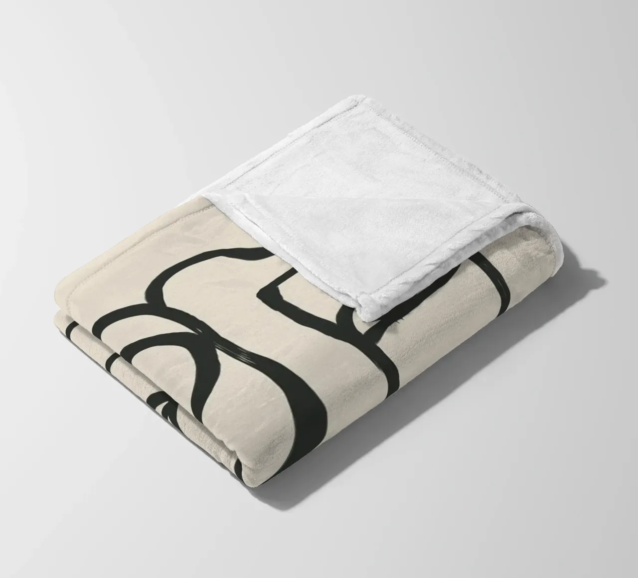 Minimal Abstract Art 2 coperta in pile da Nadjaa