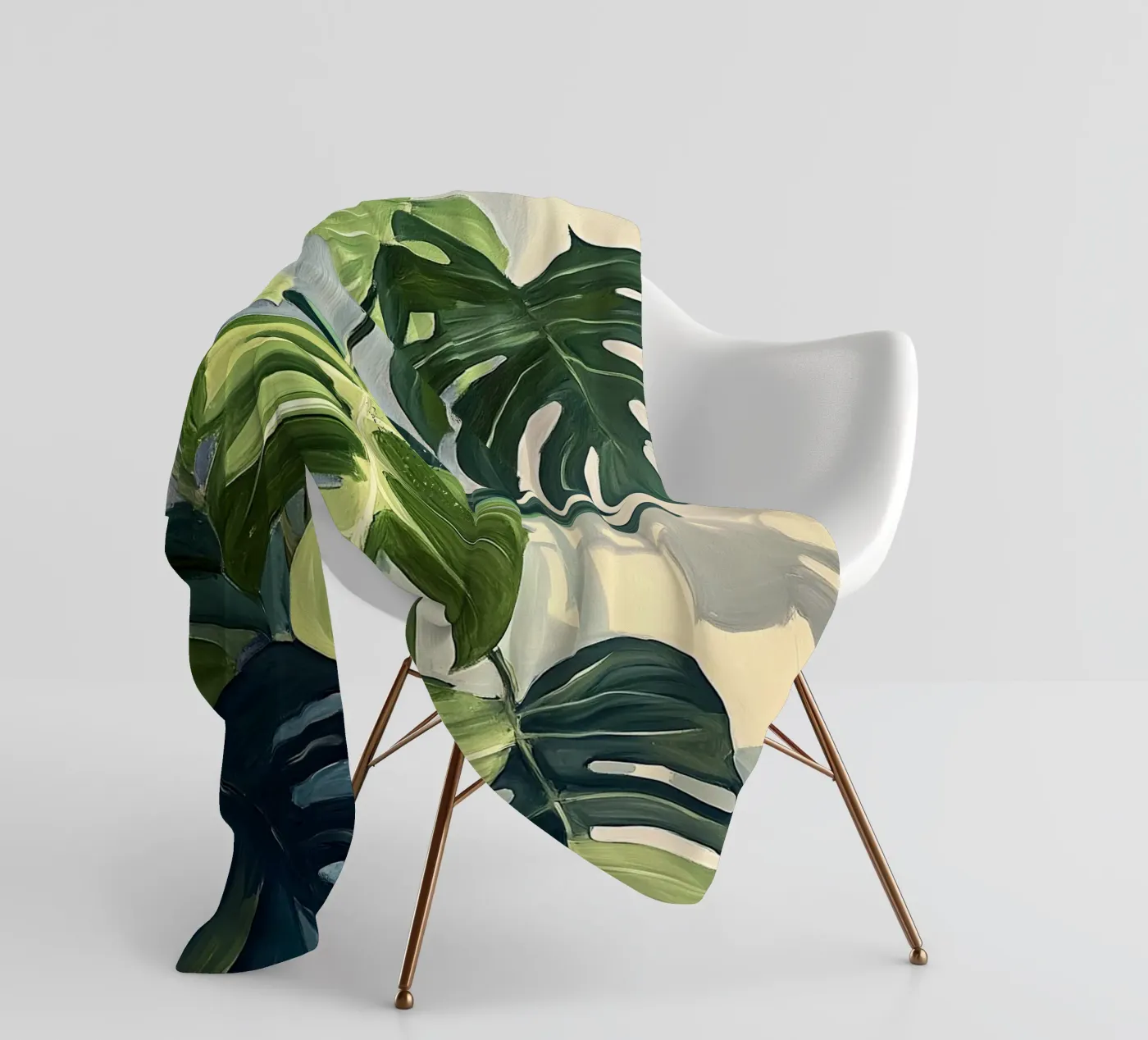Monstera fleecedeken van Euphoria Theresa