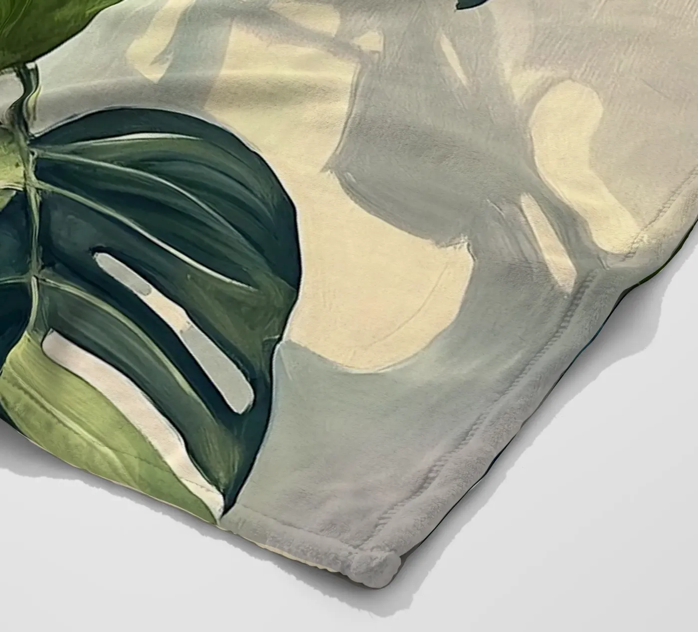 Monstera Fleecedecke von Euphoria Theresa