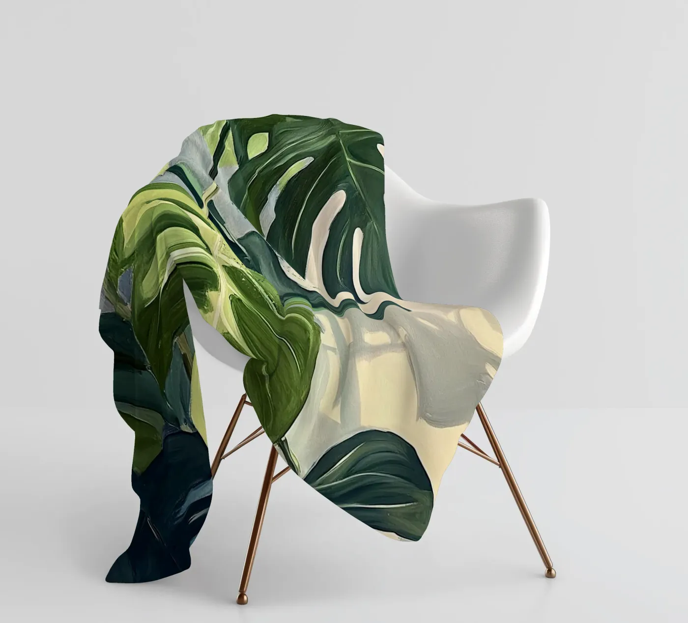 Monstera fleecedeken van Euphoria Theresa
