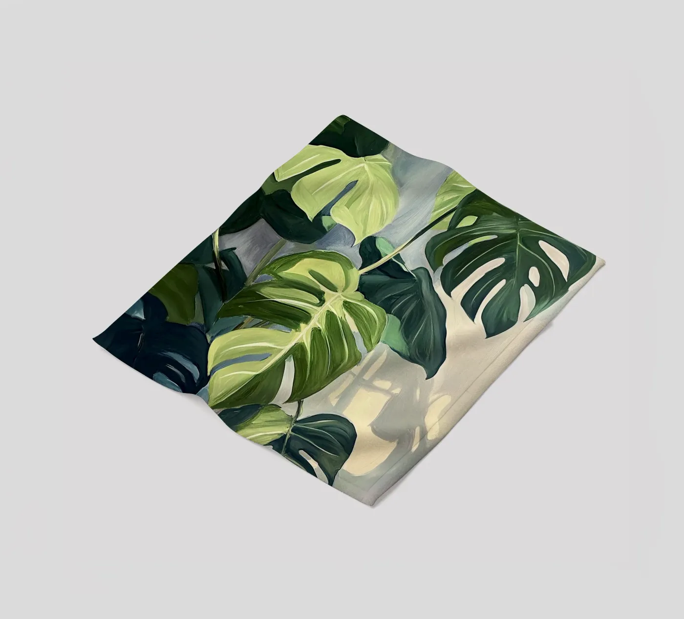 Monstera Fleecedecke von Euphoria Theresa