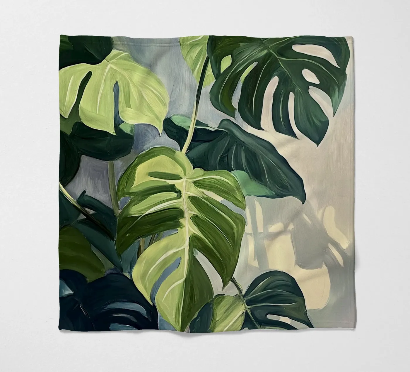 Monstera Fleecedecke von Euphoria Theresa