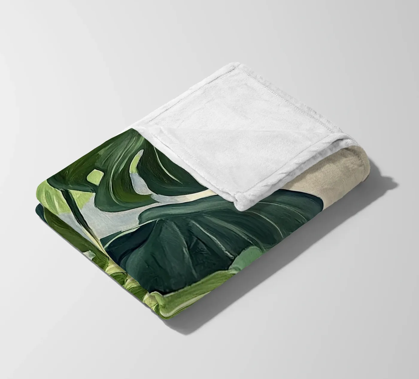 Monstera Fleecedecke von Euphoria Theresa