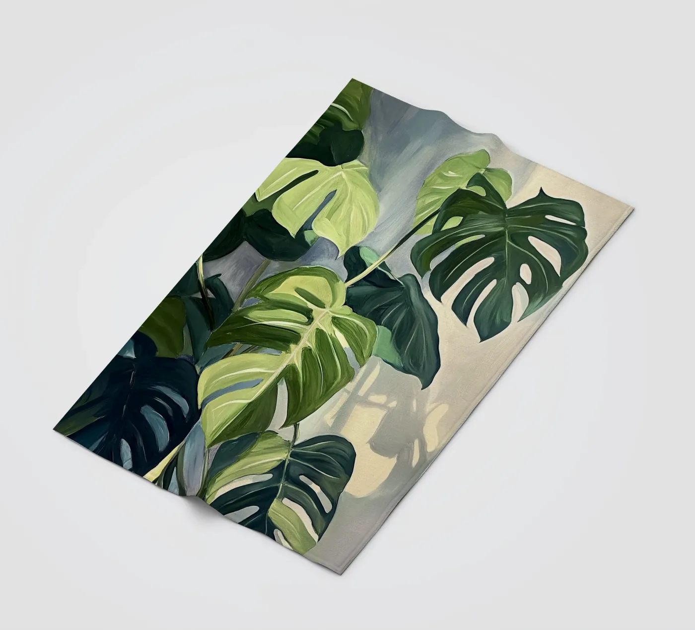 Monstera fleecedeken van Euphoria Theresa