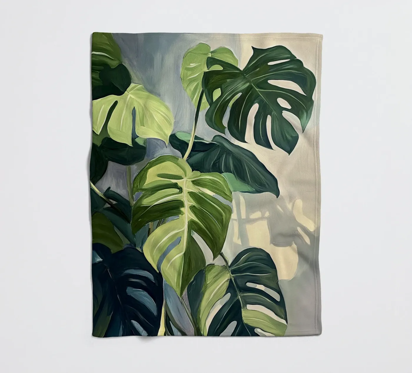 Monstera Fleecedecke von Euphoria Theresa