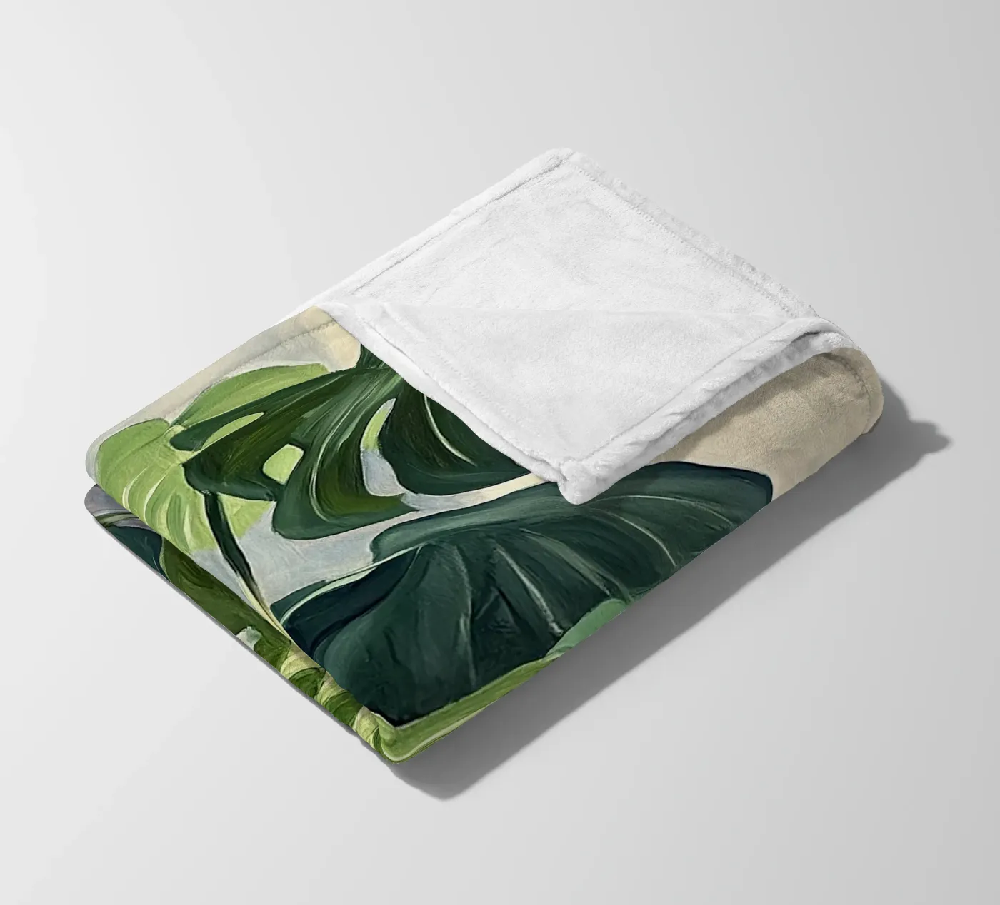 Monstera fleecedeken van Euphoria Theresa