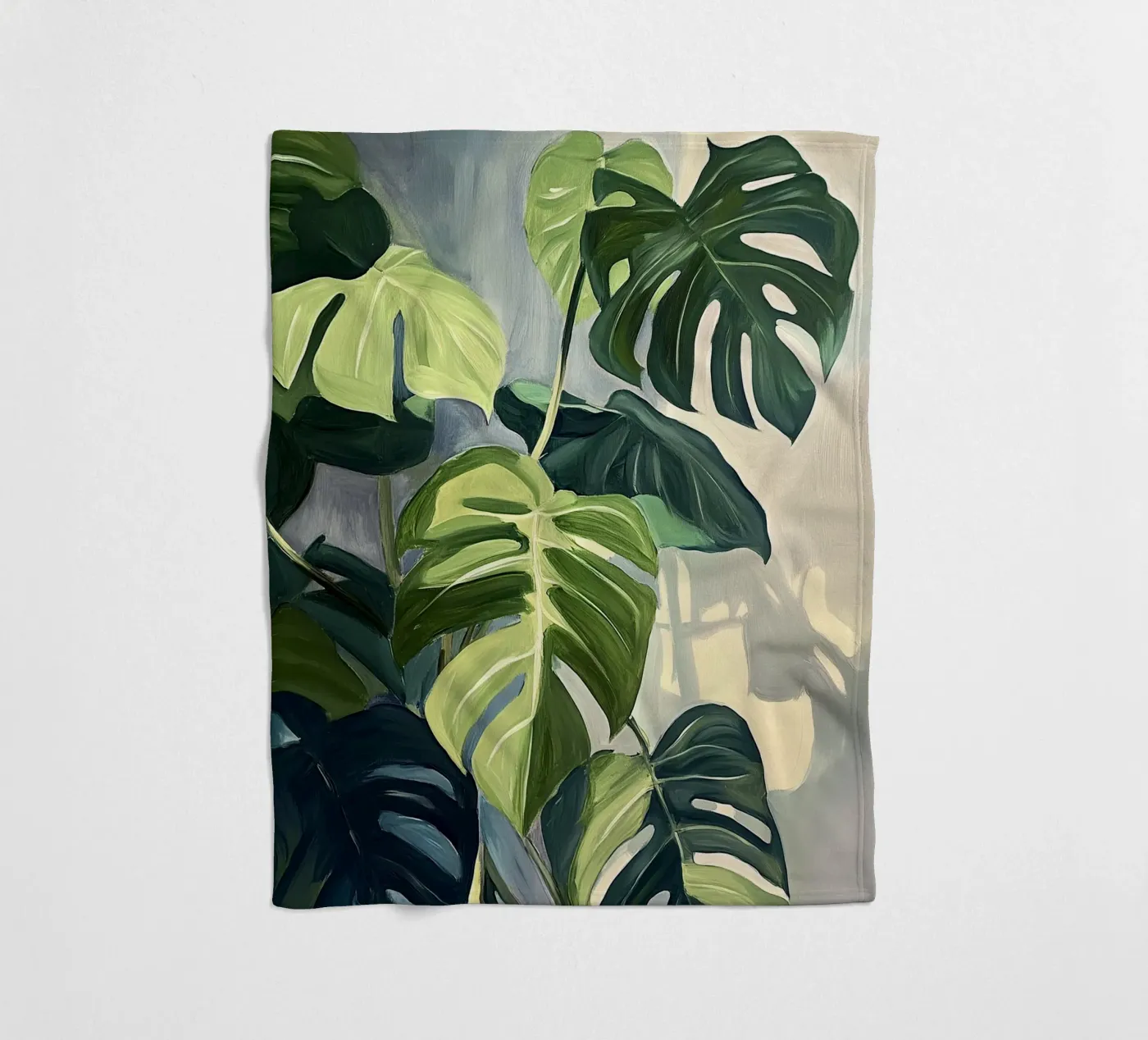 Monstera fleecedeken van Euphoria Theresa