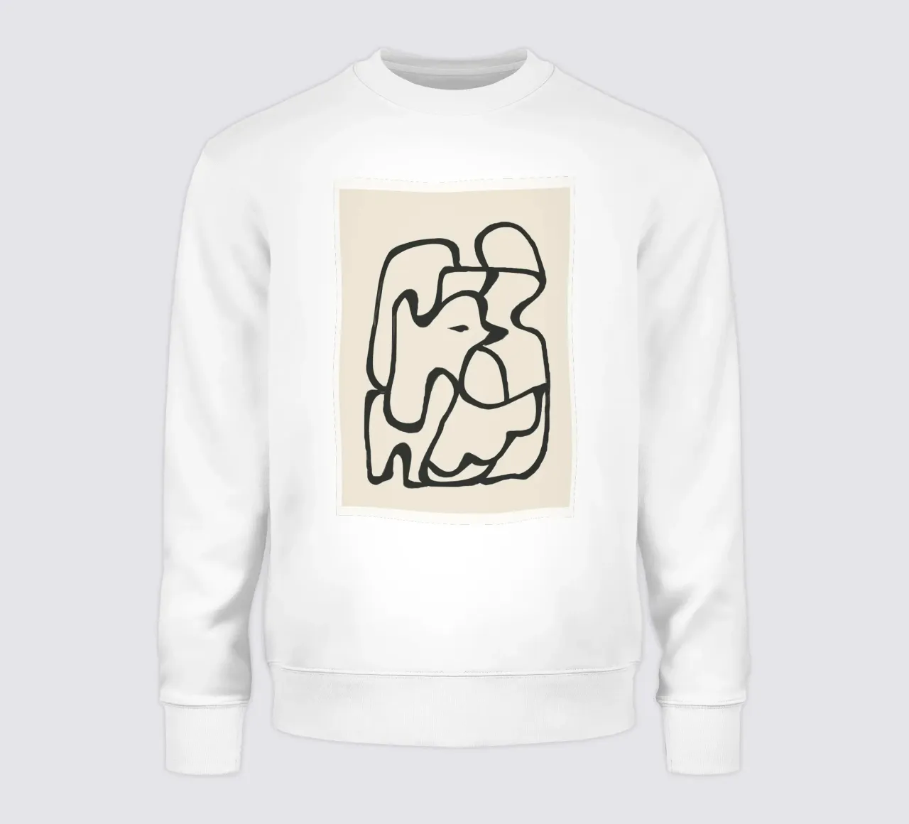 Minimal Abstract Art 6 sudadera de Nadjaa