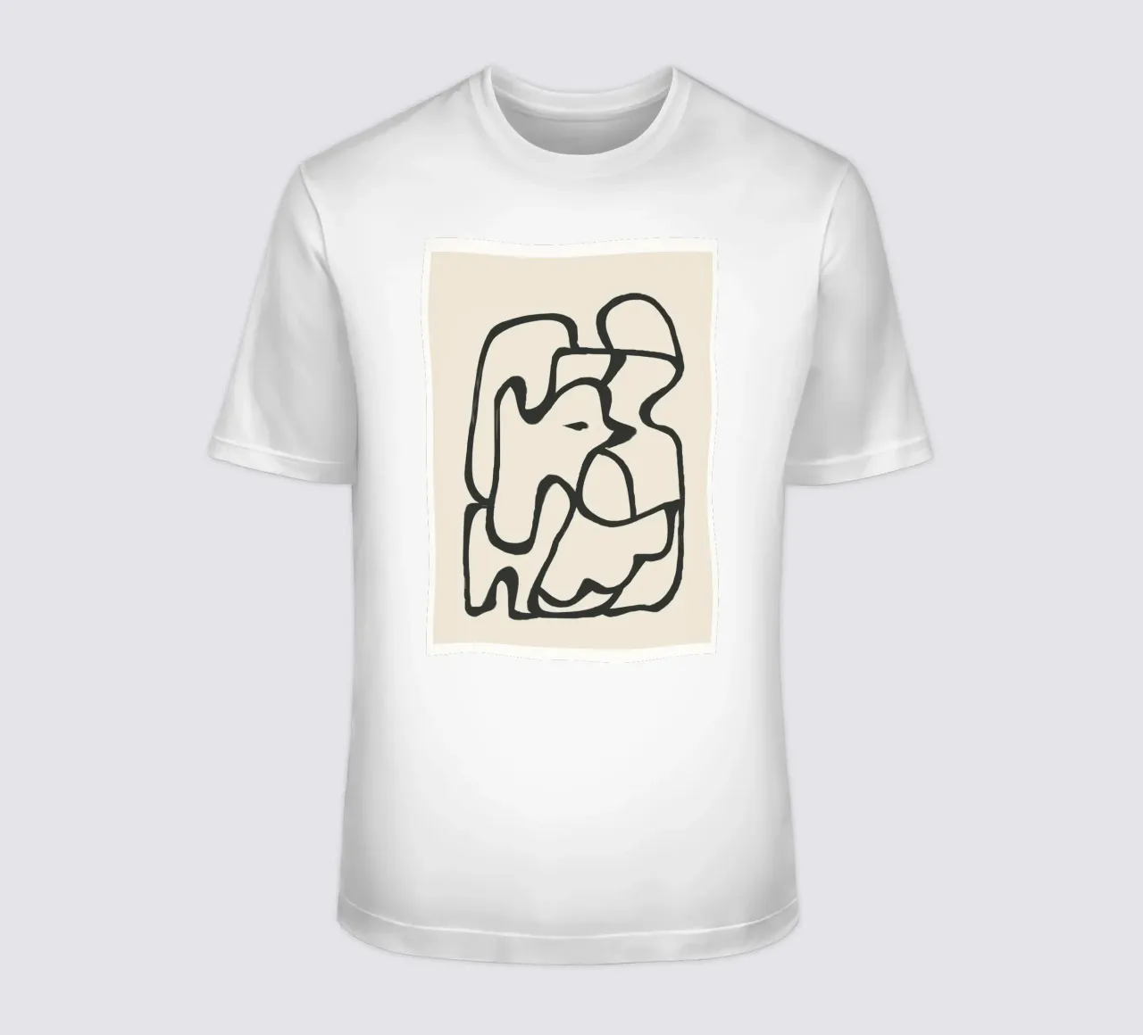 Minimal Abstract Art 6 t-shirt da Nadjaa