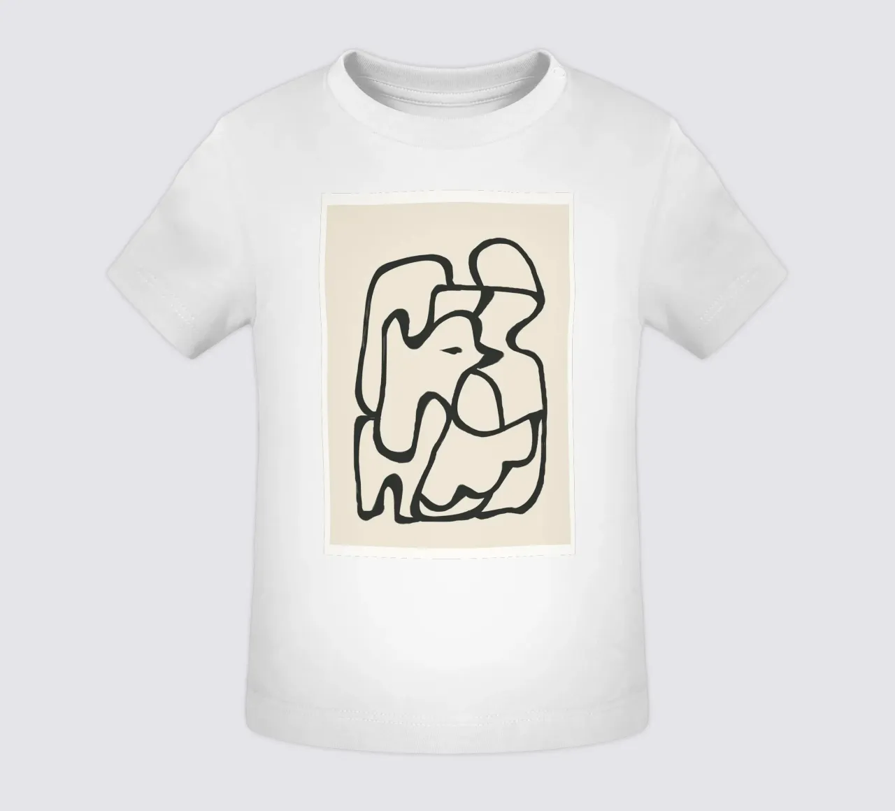 Minimal Abstract Art 6 maglietta neonato da Nadjaa