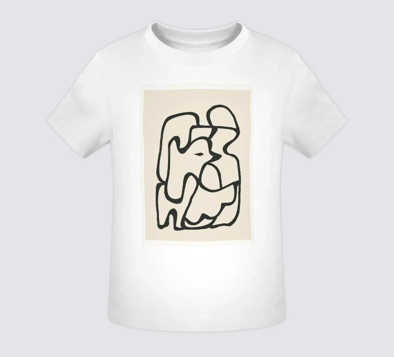 Minimal Abstract Art 6 maglietta neonato da Nadjaa