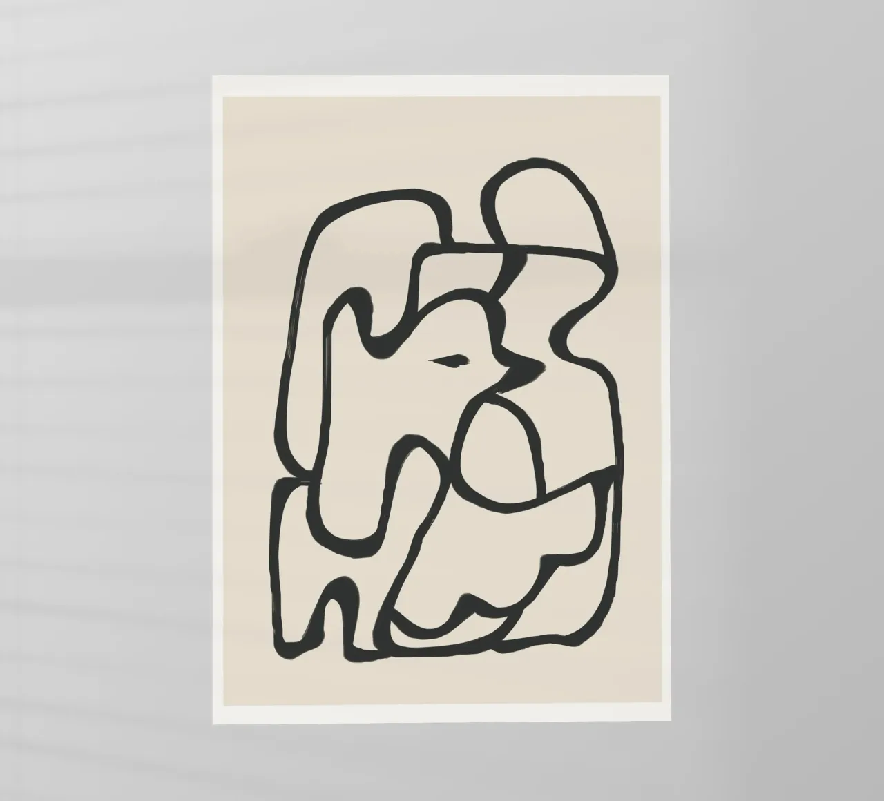 Minimal Abstract Art 6 pellicola backlit da Nadjaa