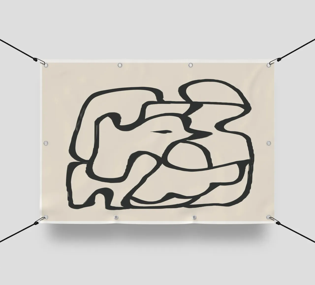 Minimal Abstract Art 6 telo in pvc da Nadjaa