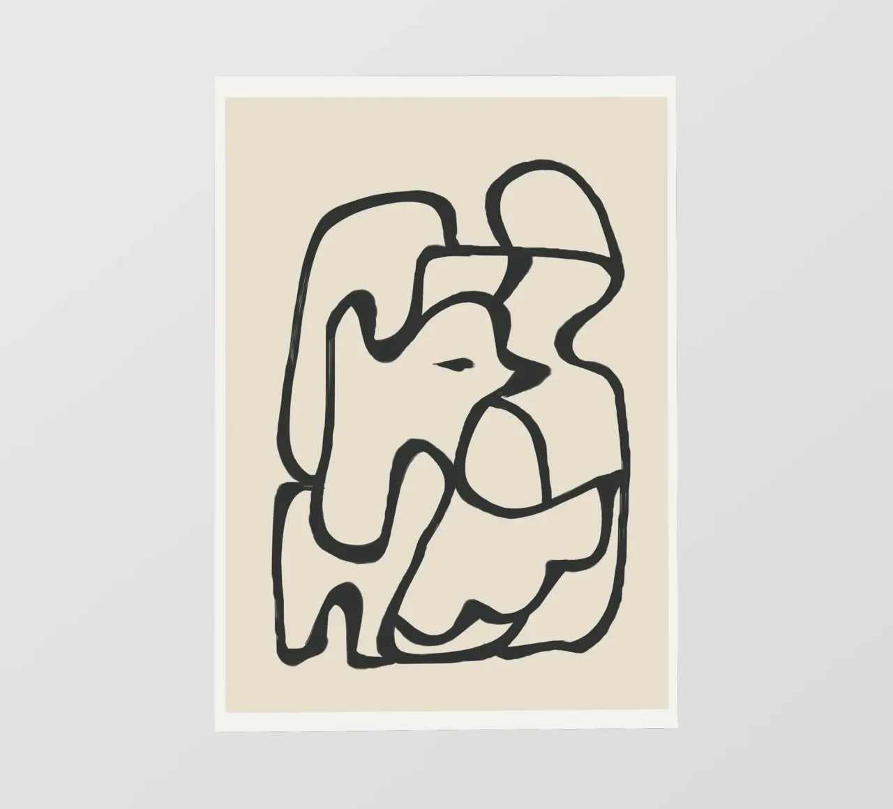 Minimal Abstract Art 6 telo in pvc da Nadjaa