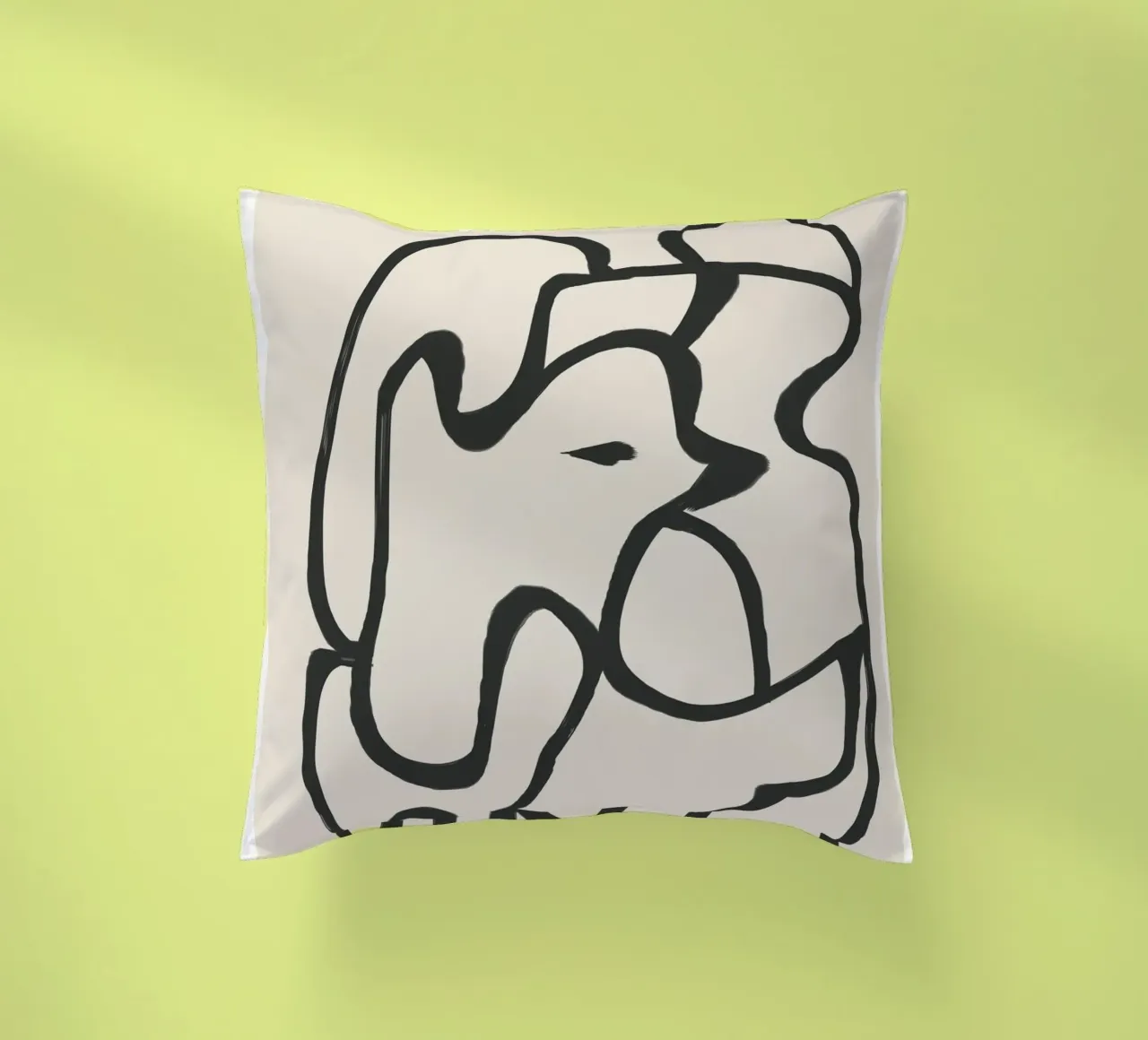 Minimal Abstract Art 6 cuscino da Nadjaa