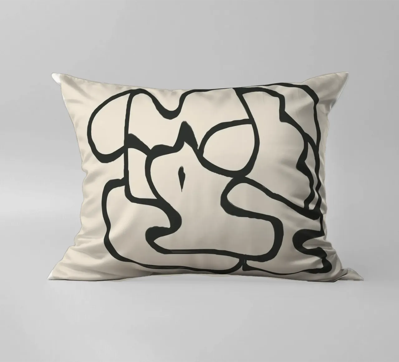 Minimal Abstract Art 6 cuscino da Nadjaa