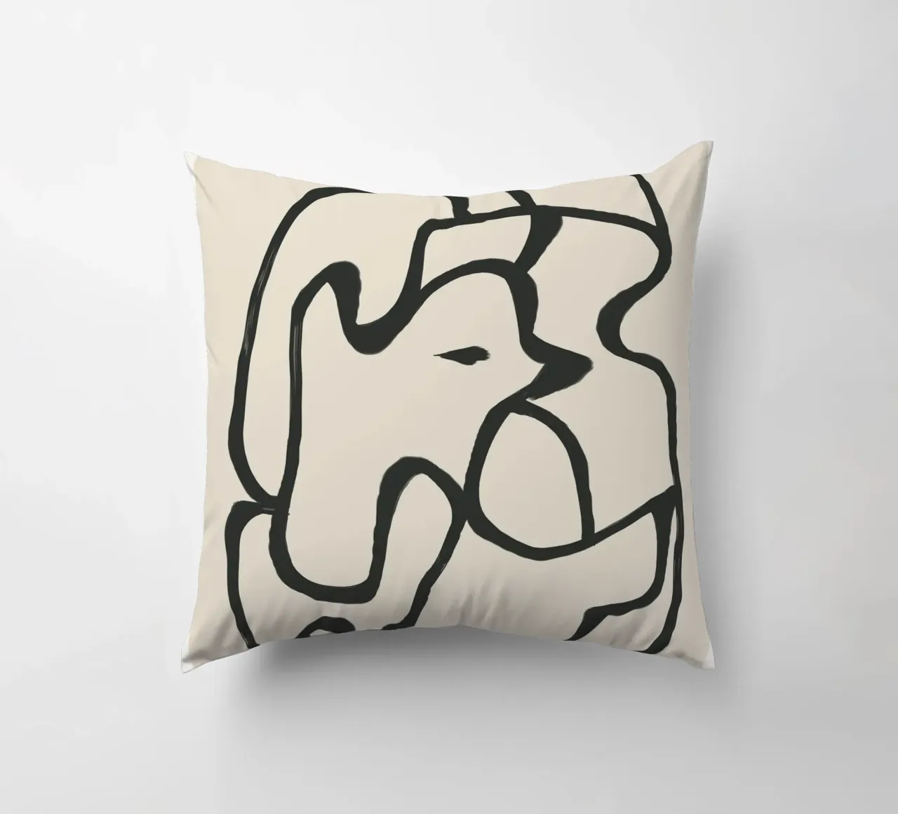 Minimal Abstract Art 6 cuscino da Nadjaa