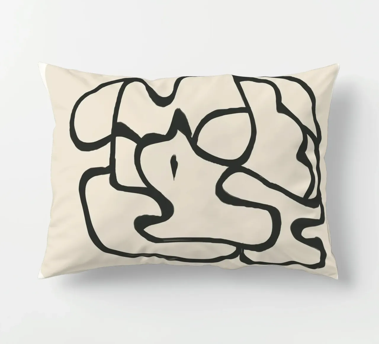 Minimal Abstract Art 6 cuscino da Nadjaa