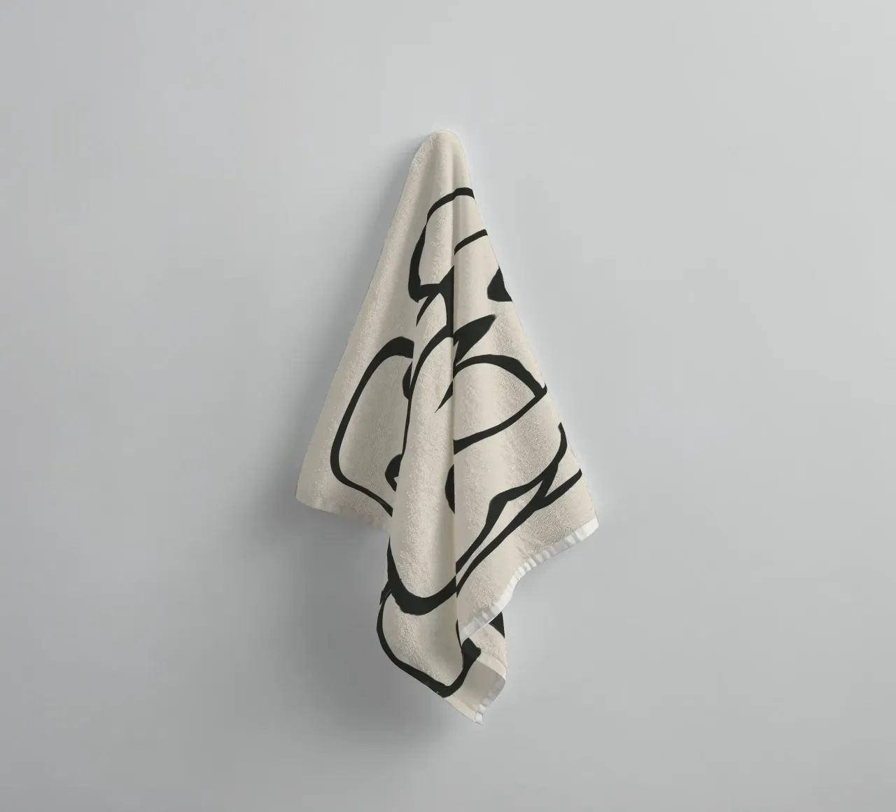 Minimal Abstract Art 6 towel by Nadjaa