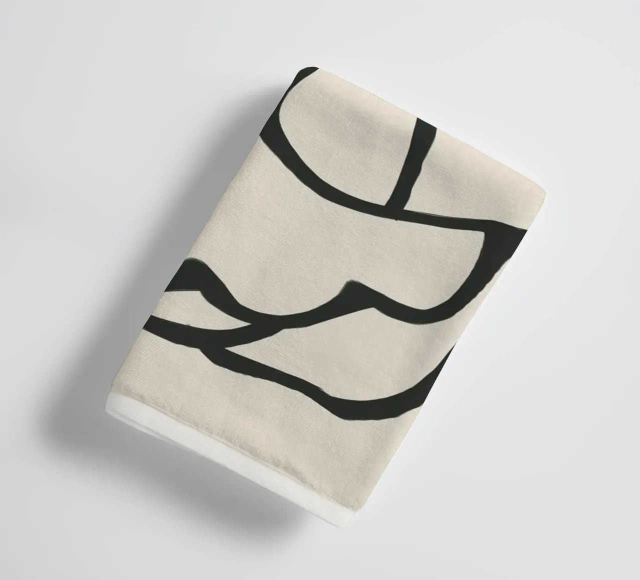 Minimal Abstract Art 6 towel by Nadjaa