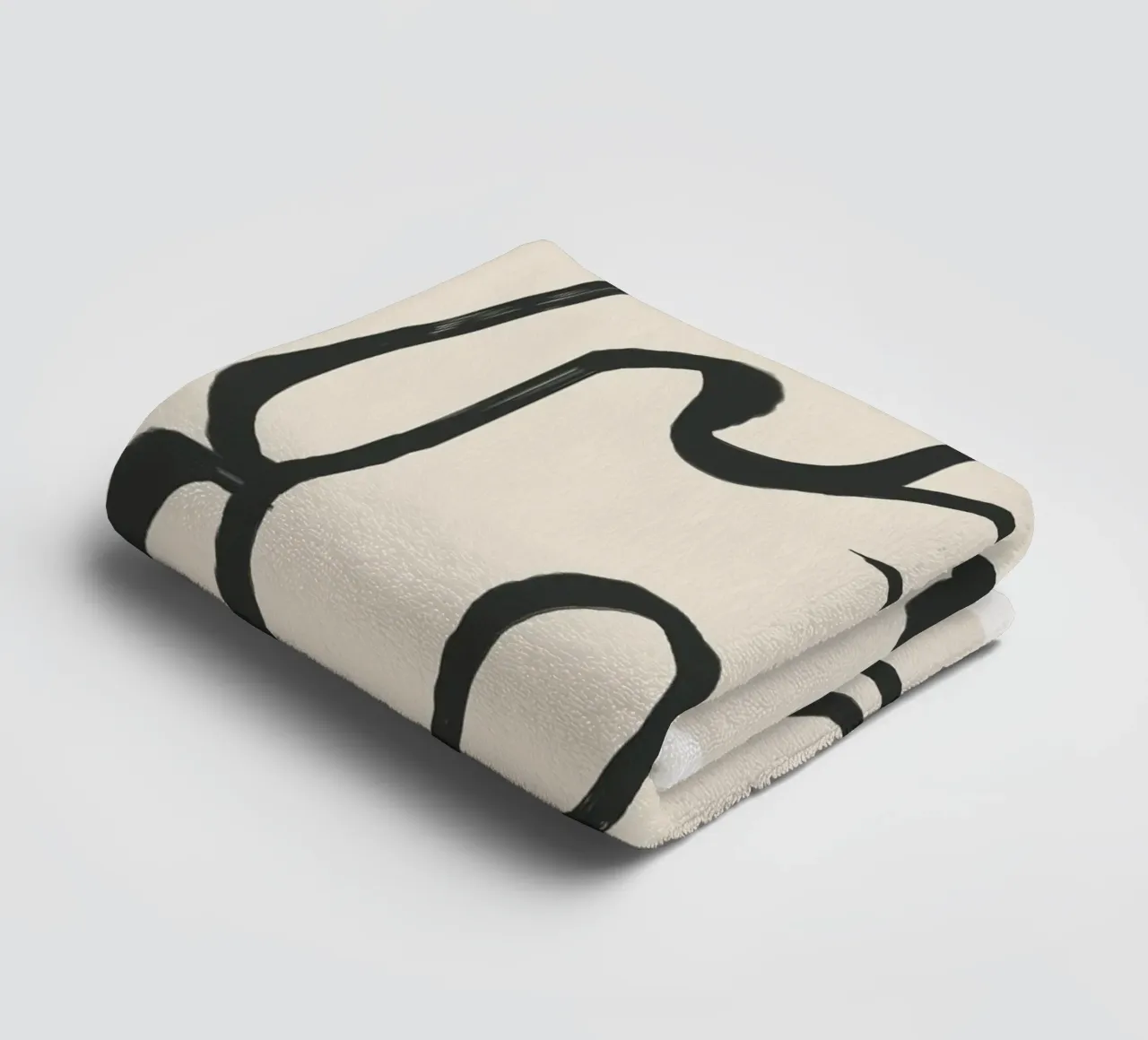 Minimal Abstract Art 6 towel by Nadjaa