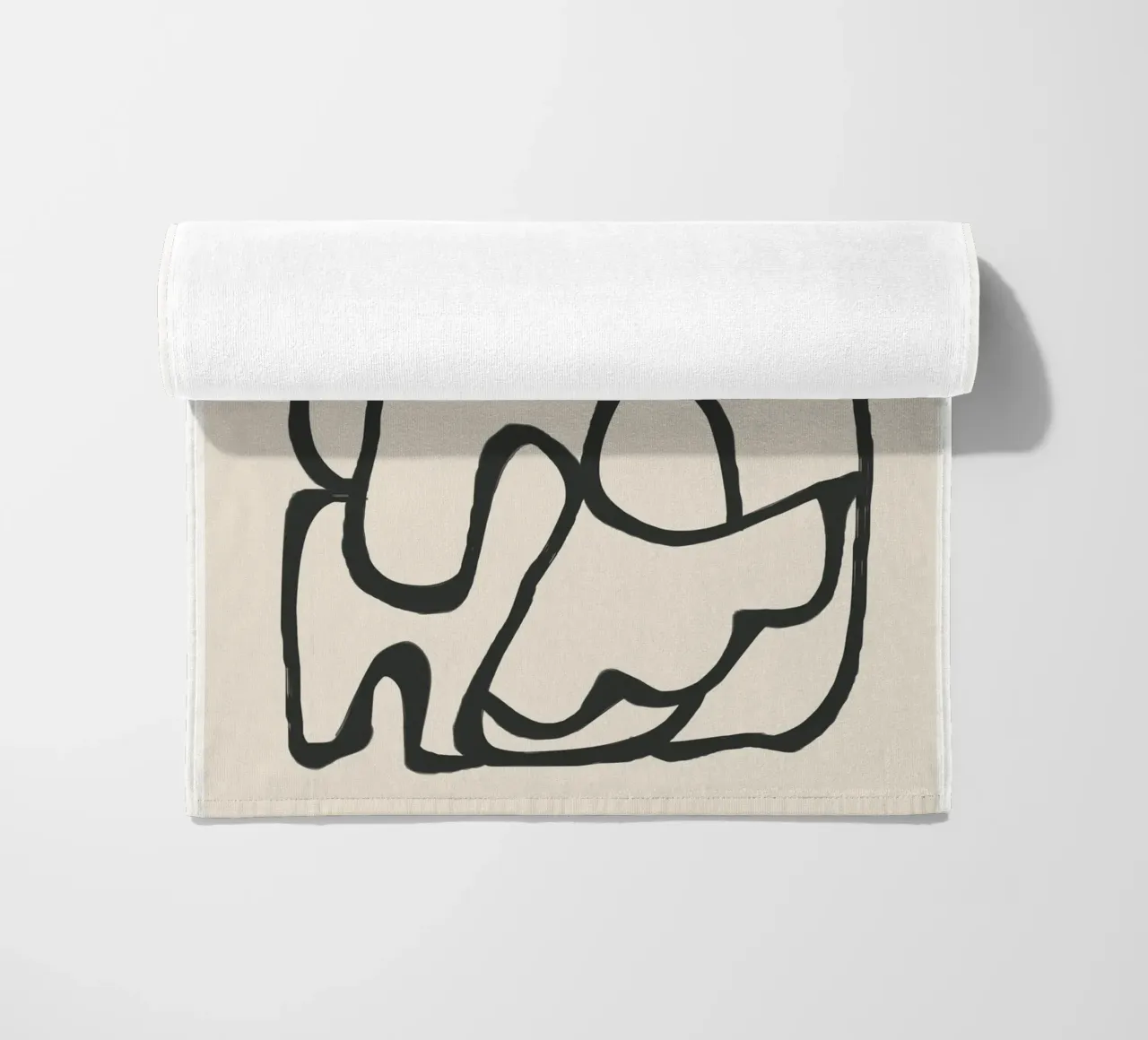 Minimal Abstract Art 6 telo mare da Nadjaa