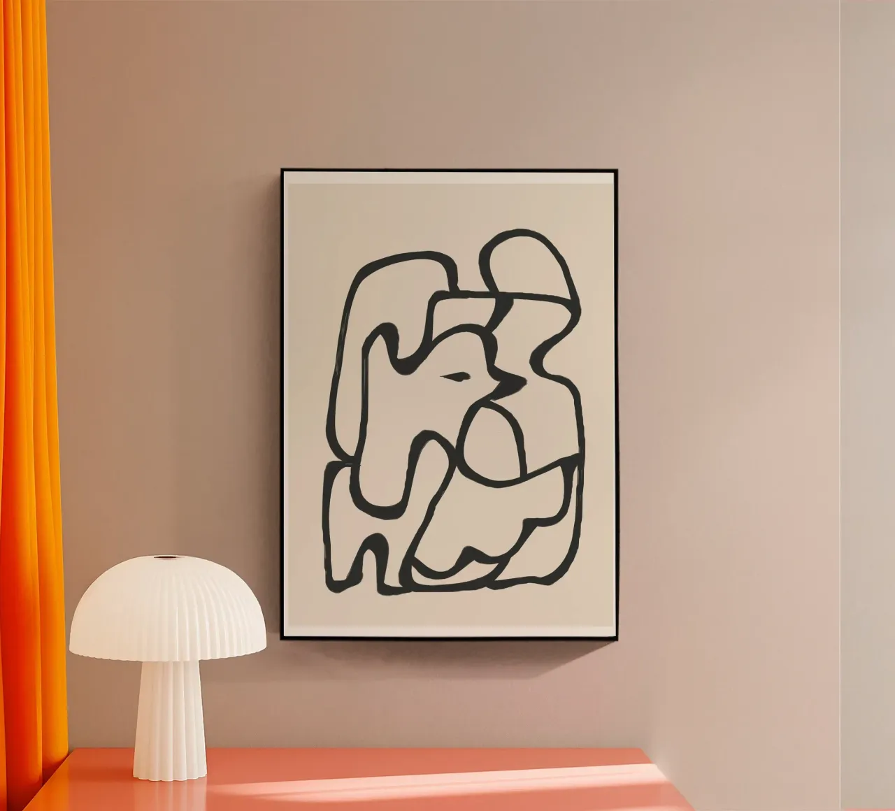 Minimal Abstract Art 6 metacrilato de Nadjaa