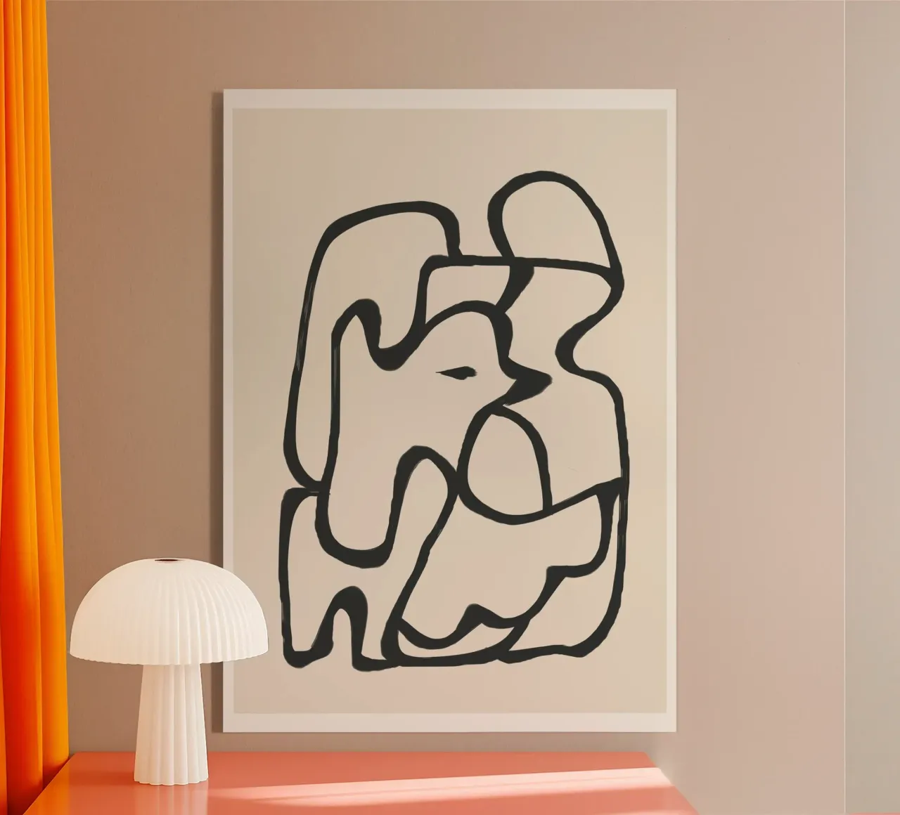 Minimal Abstract Art 6 metacrilato de Nadjaa