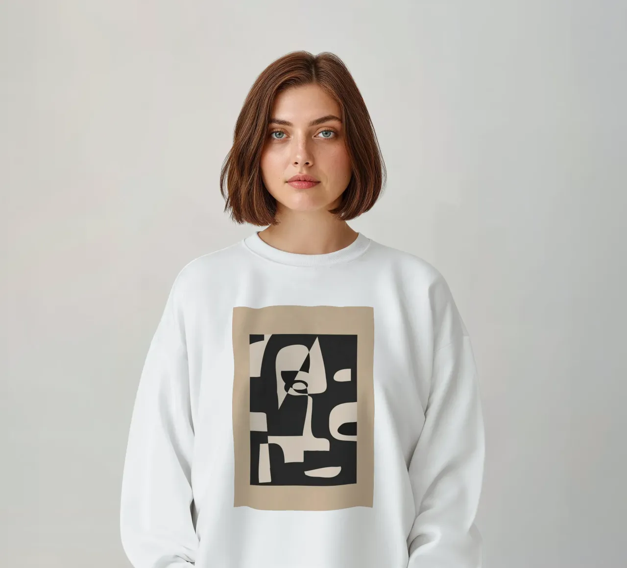 Modern Abstract Minimal Art 1 sudadera de Nadjaa